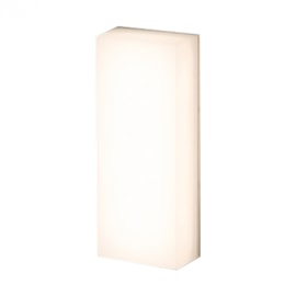 ARANDELA LED ICE RETANGULAR EXTERNO 5000K 5W BIVOLT 20X8,2X4,2CM POLICARBONATO BRANCO | STELLA STL21701BR/50