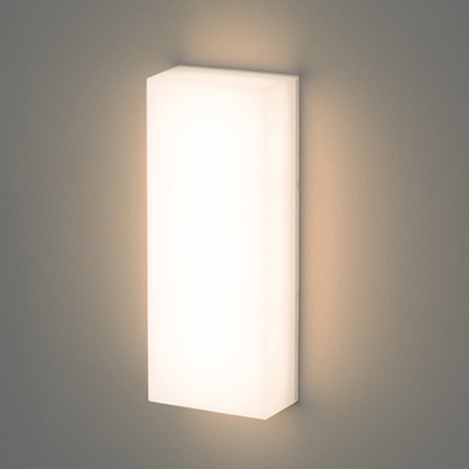 ARANDELA LED ICE RETANGULAR EXTERNO 5000K 5W BIVOLT 20X8,2X4,2CM POLICARBONATO BRANCO | STELLA STL21701BR/50