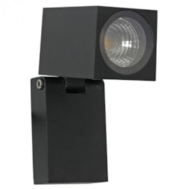 ARANDELA LED KUBI ARTICULÁVEL EXTERNO 3000K 5W BIVOLT 16,5X6,5X13CM ALUMÍNIO PRETO | NORDECOR 2133 ARANDELA LED KUBI ARTICULÁVEL EXTERNO 3000K 5W BIVOLT 16,5X6,5X13CM ALUMÍNIO PRETO | NORDECOR 2133