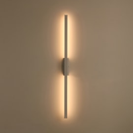 ARANDELA LED LINEAR 3000K 6W BIVOLT 60X1,8X1,5CM ALUMÍNIO E ACRÍLICO BRANCO | BELLUCE AR040 ARANDELA LED LINEAR 3000K 6W BIVOLT 60X1,8X1,5CM ALUMÍNIO E ACRÍLICO BRANCO | BELLUCE AR040