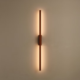 ARANDELA LED LINEAR 3000K 6W BIVOLT 60X1,8X1,5CM ALUMÍNIO E ACRÍLICO COBRE | BELLUCE AR042 ARANDELA LED LINEAR 3000K 6W BIVOLT 60X1,8X1,5CM ALUMÍNIO E ACRÍLICO COBRE | BELLUCE AR042