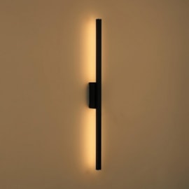 ARANDELA LED LINEAR 3000K 6W BIVOLT 60X1,8X1,5CM ALUMÍNIO E ACRÍLICO PRETO | BELLUCE AR037 ARANDELA LED LINEAR 3000K 6W BIVOLT 60X1,8X1,5CM ALUMÍNIO E ACRÍLICO PRETO | BELLUCE AR037