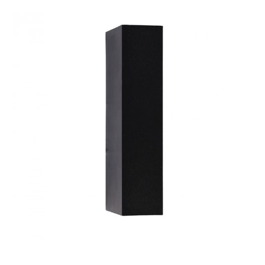 ARANDELA LED MITEL RETANGULAR FACHO DUPLO FECHADO EXTERNO 3000K 6W BIVOLT 17X4X6,5CM ALUMÍNIO PRETO | NORDECOR 2008