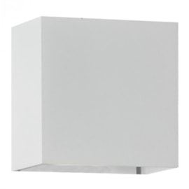 ARANDELA LED MONIU QUADRADO FACHO DUPLO EXTERNO 3000K 10W BIVOLT 10X10X6CM ALUMÍNIO BRANCO | NORDECOR 2015 ARANDELA LED MONIU QUADRADO FACHO DUPLO EXTERNO 3000K 10W BIVOLT 10X10X6CM ALUMÍNIO BRANCO | NORDECOR 2015