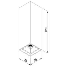 ARANDELA LED PIXEL 2 FOCOS 36º 4W 2700K 127/220V 38X38X120MM | NEWLINE AR03040LED27 ARANDELA LED PIXEL 2 FOCOS 36º 4W 2700K 127/220V 38X38X120MM | NEWLINE AR03040LED27