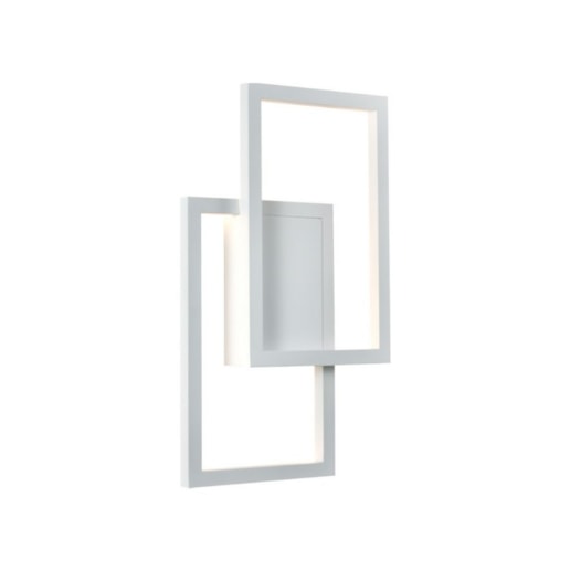 ARANDELA LED QUADRUS 2700K 28W BIVOLT 50X30X6CM ALUMÍNIO E ACRÍLICO BRANCO | +LUZ AR-095/28.27BF ARANDELA LED QUADRUS 2700K 28W BIVOLT 50X30X6CM ALUMÍNIO E ACRÍLICO BRANCO | +LUZ AR-095/28.27BF