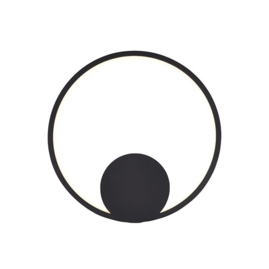 ARANDELA LED QUEBEC REDONDO 15W 3000K Ø30CM ALUMÍNIO PRETO | STUDIOLUCE WHITE QAR1436PT ARANDELA LED QUEBEC REDONDO 15W 3000K Ø30CM ALUMÍNIO PRETO | STUDIOLUCE WHITE QAR1436PT