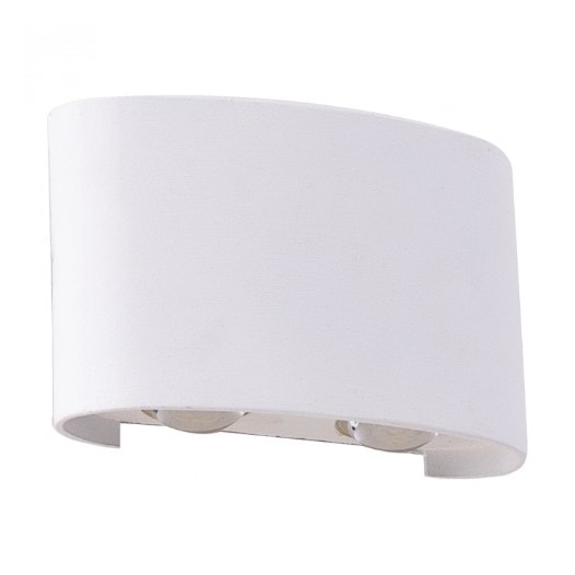 ARANDELA LED RANNE RETANGULAR FACHO DUPLO ABERTO EXTERNO 3000K 12W BIVOLT 8X12,5X3CM ALUMÍNIO BRANCO | NORDECOR 2214 ARANDELA LED RANNE RETANGULAR FACHO DUPLO ABERTO EXTERNO 3000K 12W BIVOLT 8X12,5X3CM ALUMÍNIO BRANCO | NORDECOR 2214