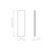 ARANDELA LED REFLEX 42CM 12W 1050LM 2700K IP65 BIVOLT 27X115X420MM - BRANCO | STELLA STH9740BR/27 ARANDELA LED REFLEX 42CM 12W 1050LM 2700K IP65 BIVOLT 27X115X420MM - BRANCO | STELLA STH9740BR/27