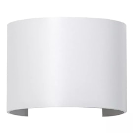 ARANDELA LED RONDO REDONDO FACHO DUPLO 3000K 6W BIVOLT 10X13,5X11,7CM ALUMÍNIO BRANCO | BELLA ILUMINAÇÃO RON1AR01BR014 ARANDELA LED RONDO REDONDO FACHO DUPLO 3000K 6W BIVOLT 10X13,5X11,7CM ALUMÍNIO BRANCO | BELLA ILUMINAÇÃO RON1AR01BR014