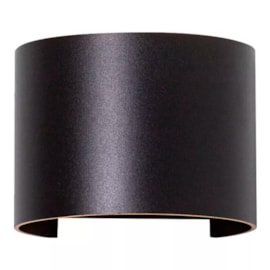 ARANDELA LED RONDO REDONDO FACHO DUPLO 3000K 6W BIVOLT 10X13,5X11,7CM ALUMÍNIO PRETO | BELLA ILUMINAÇÃO RON1AR01PT014 ARANDELA LED RONDO REDONDO FACHO DUPLO 3000K 6W BIVOLT 10X13,5X11,7CM ALUMÍNIO PRETO | BELLA ILUMINAÇÃO RON1AR01PT014