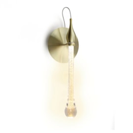 ARANDELA LED SHINE 3000K 1,5W BIVOLT 37X4,5X9CM ALUMÍNIO E VIDRO | SPOTLINE 852/1 ARANDELA LED SHINE 3000K 1,5W BIVOLT 37X4,5X9CM ALUMÍNIO E VIDRO | SPOTLINE 852/1