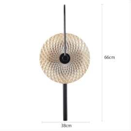 ARANDELA LED SOWA 30W 3000K PRETO E AMBAR | NORDECOR 2557 ARANDELA LED SOWA 30W 3000K PRETO E AMBAR | NORDECOR 2557