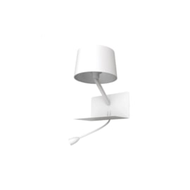 ARANDELA LED TUTI 3000K 3W BIVOLT 36X35X26CM METAL E TECIDO BRANCO E BEGE | BELLA ILUMINAÇÃO ML011W ARANDELA LED TUTI 3000K 3W BIVOLT 36X35X26CM METAL E TECIDO BRANCO E BEGE | BELLA ILUMINAÇÃO ML011W