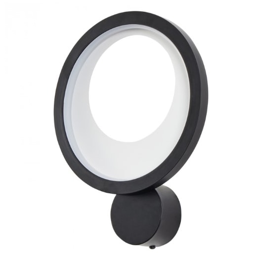 ARANDELA LED ZAHAL 3000K 15W BIVOLT Ø22,5X31CM METAL E ACRÍLICO PRETO | NORDECOR 2510 ARANDELA LED ZAHAL 3000K 15W BIVOLT Ø22,5X31CM METAL E ACRÍLICO PRETO | NORDECOR 2510