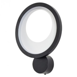 ARANDELA LED ZAHAL 3000K 15W BIVOLT Ø22,5X31CM METAL E ACRÍLICO PRETO | NORDECOR 2510 ARANDELA LED ZAHAL 3000K 15W BIVOLT Ø22,5X31CM METAL E ACRÍLICO PRETO | NORDECOR 2510