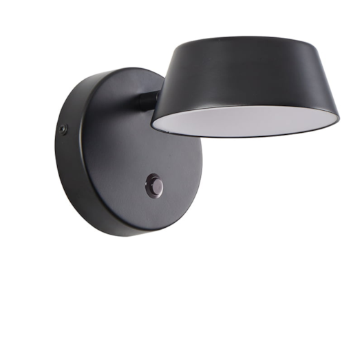 ARANDELA LED ZAVI ON 7W 3000K OURO PRETO | NORDECOR 2544