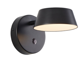 ARANDELA LED ZAVI ON 7W 3000K OURO PRETO | NORDECOR 2544