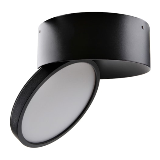 ARANDELA LENSES N/A PRETO 75X55 LED 7W 3000K 455LM BIVOLT | USINA IMPORTS UI20160/7PT