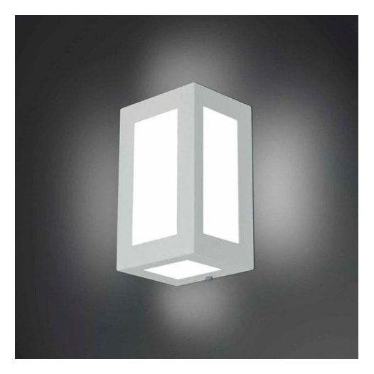 ARANDELA LÍRIOS RETANGULAR 5 VIDROS INTERNO 20X12X10CM ALUMÍNIO | USINA 5041/1 ARANDELA LÍRIOS RETANGULAR 5 VIDROS INTERNO 20X12X10CM ALUMÍNIO | USINA 5041/1