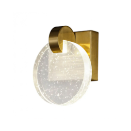 ARANDELA MAYA LED 3000K 3W BIVOLT 16X13X8,3 VIDRO E METAL DOURADO | STUDIOLUCE BLACK AR1476 ARANDELA MAYA LED 3000K 3W BIVOLT 16X13X8,3 VIDRO E METAL DOURADO | STUDIOLUCE BLACK AR1476