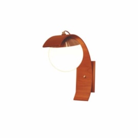 ARANDELA MEIA SFERA MADEIRA 35X15X31CM | ACCORD 416 ARANDELA MEIA SFERA MADEIRA 35X15X31CM | ACCORD 416