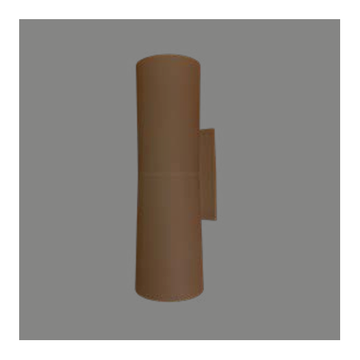 ARANDELA MONACO 2 FACHOS MARROM EXTERNA | MOON 1080926 ARANDELA MONACO 2 FACHOS MARROM EXTERNA | MOON 1080926