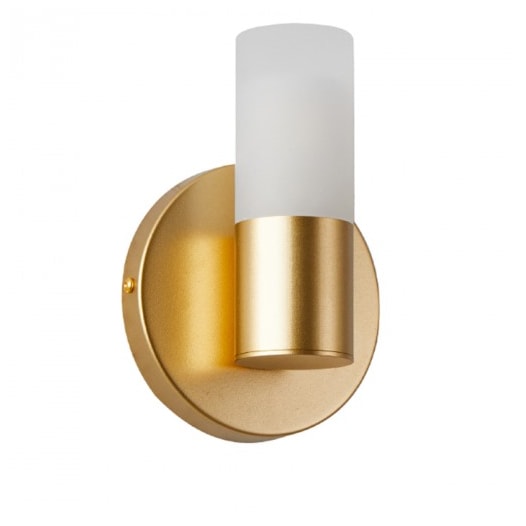 ARANDELA NEAL 16X12X7CM METAL E ACRÍLICO DOURADO FOSCO | NORDECOR 2448 ARANDELA NEAL 16X12X7CM METAL E ACRÍLICO DOURADO FOSCO | NORDECOR 2448