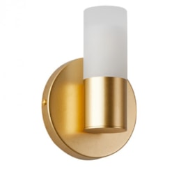 ARANDELA NEAL 16X12X7CM METAL E ACRÍLICO DOURADO FOSCO | NORDECOR 2448 ARANDELA NEAL 16X12X7CM METAL E ACRÍLICO DOURADO FOSCO | NORDECOR 2448