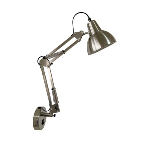 ARANDELA NEXUS 40W 1L E27 300X410X300MM AÇO ESCOVADO | STUDIOLUCE WHITE QAR1458AE ARANDELA NEXUS 40W 1L E27 300X410X300MM AÇO ESCOVADO | STUDIOLUCE WHITE QAR1458AE