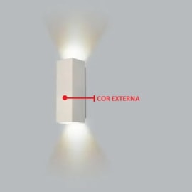 ARANDELA OCCA FACHO DUPLO ABERTO EXTERNO 40X10X9CM | USINA 5240/40 ARANDELA OCCA FACHO DUPLO ABERTO EXTERNO 40X10X9CM | USINA 5240/40