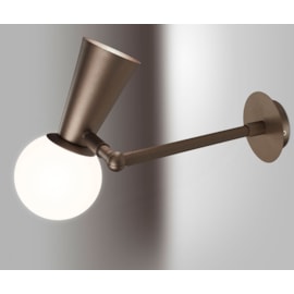 ARANDELA PION ARTICULADO 21,5X6X18,5CM METAL E VIDRO | TKS 1650 ARANDELA PION ARTICULADO 21,5X6X18,5CM METAL E VIDRO | TKS 1650