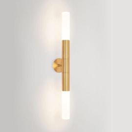 ARANDELA PIPE BILLET CILÍNDRICO FACHO DUPLO ABERTO EXTERNO MINI DICROICA 50X6X9,5CM METAL E ACRÍLICO ARANDELA PIPE BILLET CILÍNDRICO FACHO DUPLO ABERTO EXTERNO MINI DICROICA 50X6X9,5CM METAL E ACRÍLICO