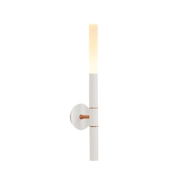 ARANDELA PIPE BILLET SLIM CILÍNDRICO FACHO SIMPLES ABERTO EXTERNO HALOPIN 37X6X9,5CM METAL E ACRÍLICO | TKS 1656 ARANDELA PIPE BILLET SLIM CILÍNDRICO FACHO SIMPLES ABERTO EXTERNO HALOPIN 37X6X9,5CM METAL E ACRÍLICO | TKS 1656