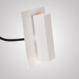 ARANDELA QUADRATI 2 FACHOS 3W BRANCO BIVOLT 11° 3000K | DIRECT LIGHT 1440