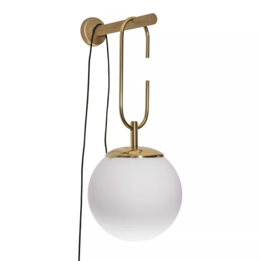 ARANDELA QUIRON RABICHO Ø200M DOURADO METÁLICO | USINA 16610/1DR-MDR-MFC ARANDELA QUIRON RABICHO Ø200M DOURADO METÁLICO | USINA 16610/1DR-MDR-MFC