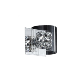 ARANDELA RAVEL METAL E CRISTAL CROMADO E TRANSPARENTE 1XG9 | BELLA ILUMINAÇÃO HO028 ARANDELA RAVEL METAL E CRISTAL CROMADO E TRANSPARENTE 1XG9 | BELLA ILUMINAÇÃO HO028