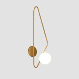 ARANDELA SCALENE METAL/VIDRO 1L | TKS 1466 ARANDELA SCALENE METAL/VIDRO 1L | TKS 1466