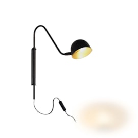 ARANDELA SHELL ARTICULADO COM PLUG EXTERNO 40X10X30CM ALUMÍNIO | SPOTLINE 803/1 ARANDELA SHELL ARTICULADO COM PLUG EXTERNO 40X10X30CM ALUMÍNIO | SPOTLINE 803/1