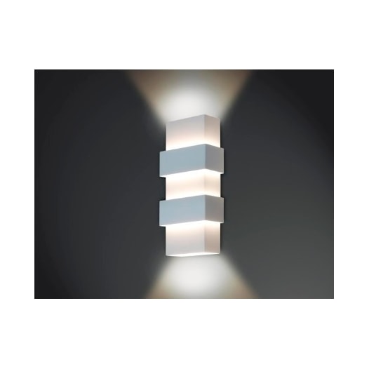 ARANDELA SMART FACHO DUPLO ABERTO INTERNO 28X12X7CM | USINA 5221/28 ARANDELA SMART FACHO DUPLO ABERTO INTERNO 28X12X7CM | USINA 5221/28