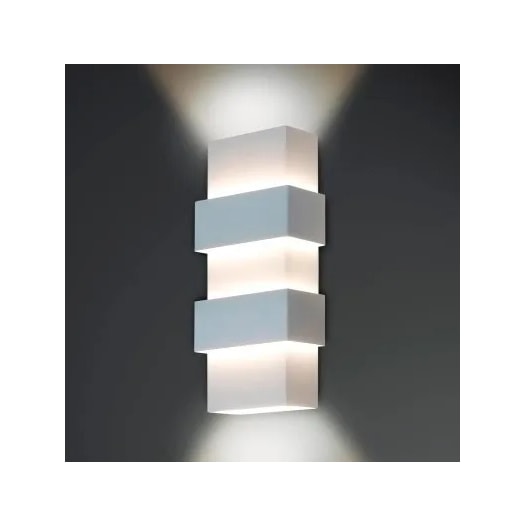 ARANDELA SMART FACHO DUPLO ABERTO INTERNO 40X12X7CM | USINA 5221/40 ARANDELA SMART FACHO DUPLO ABERTO INTERNO 40X12X7CM | USINA 5221/40