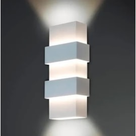 ARANDELA SMART FACHO DUPLO ABERTO INTERNO 40X12X7CM | USINA 5221/40 ARANDELA SMART FACHO DUPLO ABERTO INTERNO 40X12X7CM | USINA 5221/40