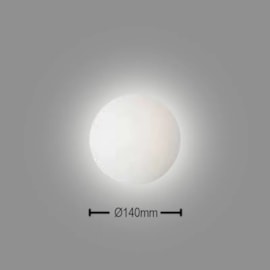 ARANDELA SPHERA CLEAN Ø14CM 1L | TKS 1609 ARANDELA SPHERA CLEAN Ø14CM 1L | TKS 1609