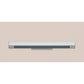 ARANDELA T8 PERFIL LINEAR 123X5X6CM 1X T8 G13 | BELLUCE G0130 ARANDELA T8 PERFIL LINEAR 123X5X6CM 1X T8 G13 | BELLUCE G0130