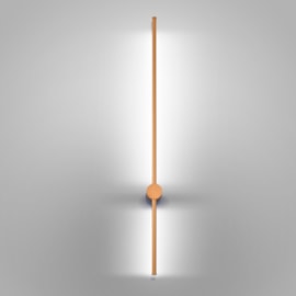 ARANDELA TENUES Ø100CM LED 10W 2700K ALUMÍNIO DOURADO | +LUZ AR-133/10.100DF ARANDELA TENUES Ø100CM LED 10W 2700K ALUMÍNIO DOURADO | +LUZ AR-133/10.100DF