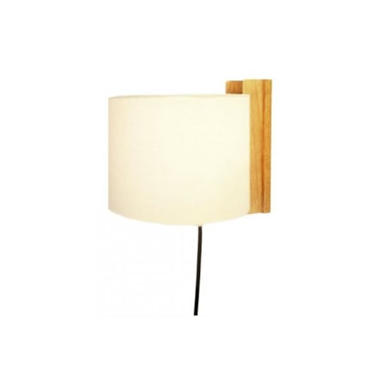 ARANDELA THELMA Ø23X20CM LINHO E MADEIRA OFF WHITE E JEQUITIBÁ | NOVA HOME 4073 ARANDELA THELMA Ø23X20CM LINHO E MADEIRA OFF WHITE E JEQUITIBÁ | NOVA HOME 4073