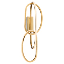 ARANDELA TIFFEL 18X74CM LED 45W 3000K METAL E SILICONE DOURADO | +LUZ AR-173/45.74DO ARANDELA TIFFEL 18X74CM LED 45W 3000K METAL E SILICONE DOURADO | +LUZ AR-173/45.74DO