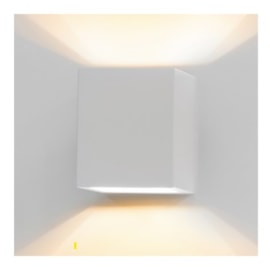 ARANDELA TINO RETANGULAR FACHO DUPLO ABERTO EXTERNO 10,5X9,2X8,9CM ALUMÍNIO BRANCO | NORDECOR 2045 ARANDELA TINO RETANGULAR FACHO DUPLO ABERTO EXTERNO 10,5X9,2X8,9CM ALUMÍNIO BRANCO | NORDECOR 2045