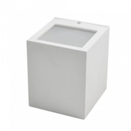 ARANDELA TINO RETANGULAR FACHO DUPLO ABERTO EXTERNO 10,5X9,2X8,9CM ALUMÍNIO BRANCO | NORDECOR 2045 ARANDELA TINO RETANGULAR FACHO DUPLO ABERTO EXTERNO 10,5X9,2X8,9CM ALUMÍNIO BRANCO | NORDECOR 2045