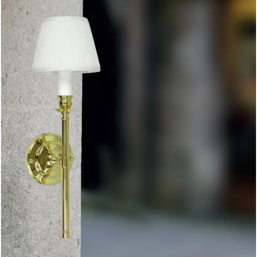 ARANDELA TOCHEIRO LATÃO | GOLDEN-ART P950LT ARANDELA TOCHEIRO LATÃO | GOLDEN-ART P950LT